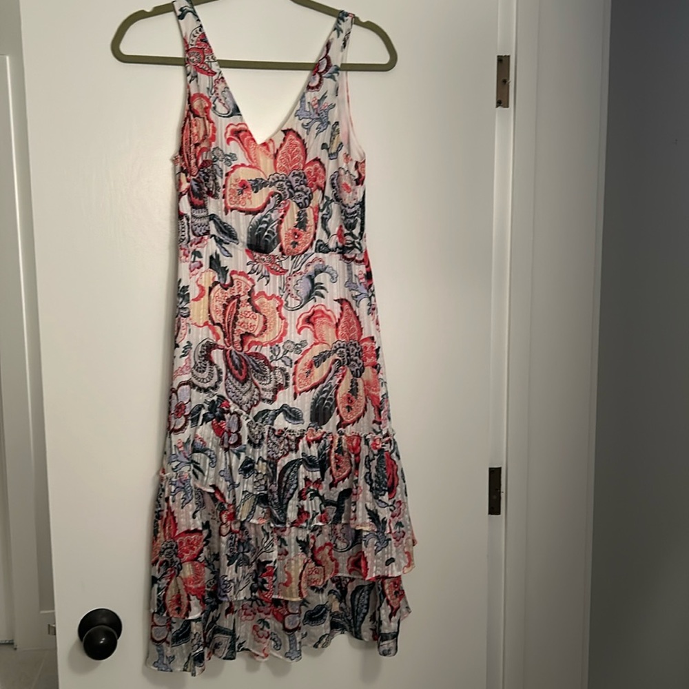 Club Monaco Silk Floral Dress
